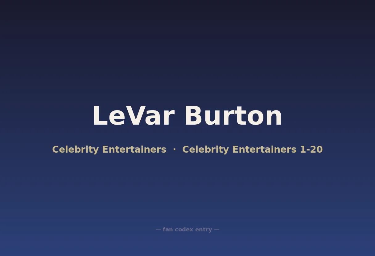LeVar Burton
