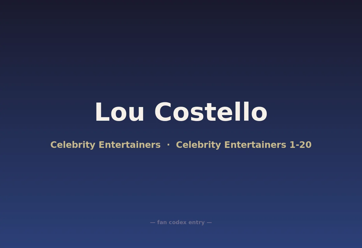 Lou Costello